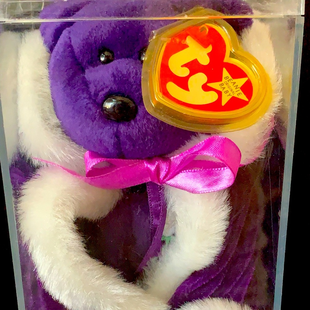 PRINCESS Diana with cape 1997 Beanie Baby bear collection